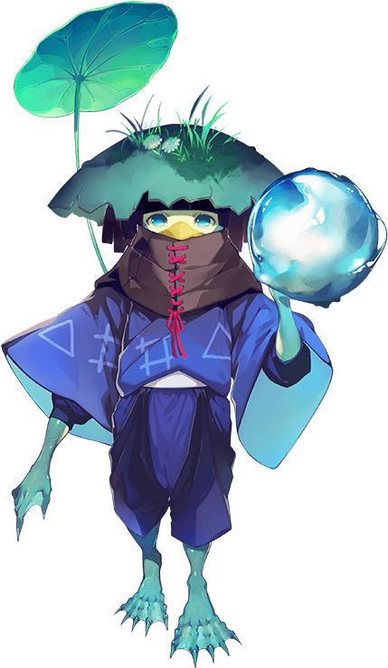 Onmyoji Kappa (580x580), Png Download