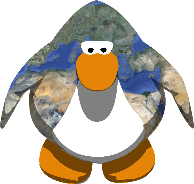 Mediterranean Sea Penguin - Club Penguin Penguin Sprite (800x759), Png Download