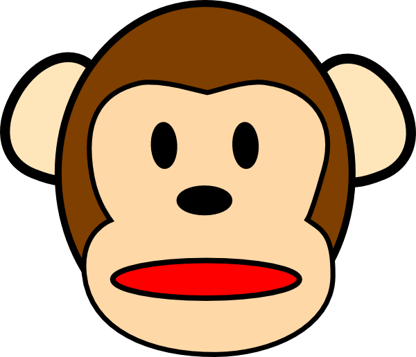 Image Free Download Ape Clipart Female Gorilla - Monkey Clip Art (600x516), Png Download