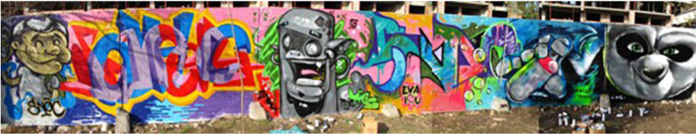 Basicolors's Facebook Page - Graffiti (1000x480), Png Download