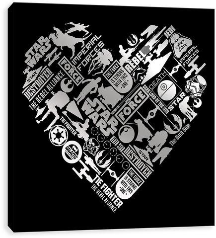 Love Of Star Wars - Star Wars (500x500), Png Download