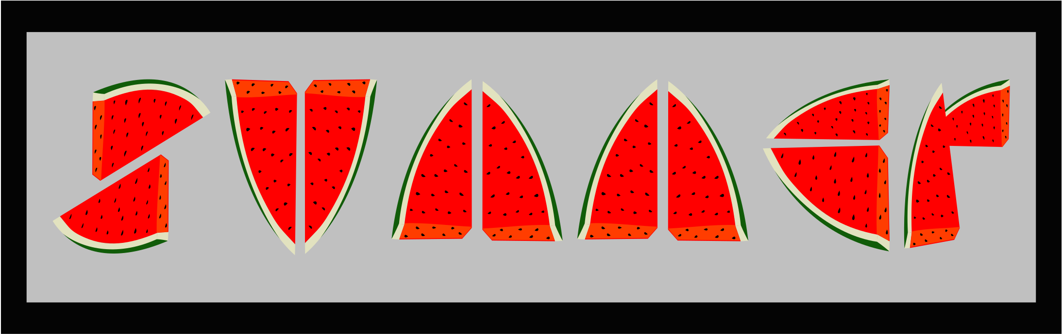 This Free Icons Png Design Of Summer Logo-watermelon (2400x800), Png Download