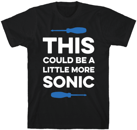 This Could Be A Little More Sonic Mens T-shirt - Mission Trip Shirts (484x484), Png Download