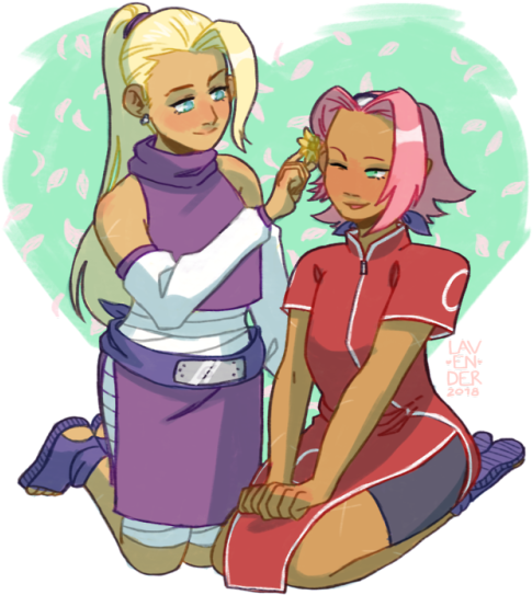 Fucking Superb You Funky Little Flower Lesbians - Naruto (500x590), Png Download