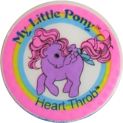 Transparent Vintage Mlp Heart Throb Sticker - Cartoon (500x509), Png Download