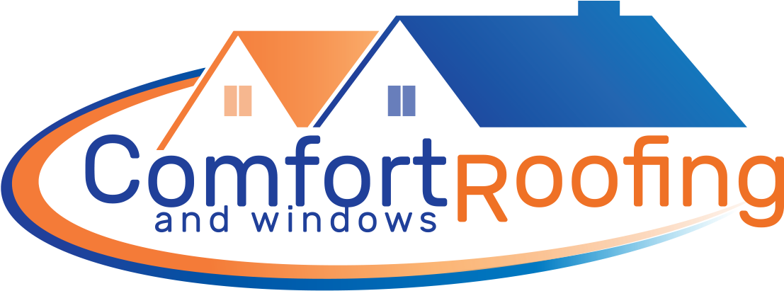 Comfort Roofing And Windows Logo - Graphic Design (1170x800), Png Download