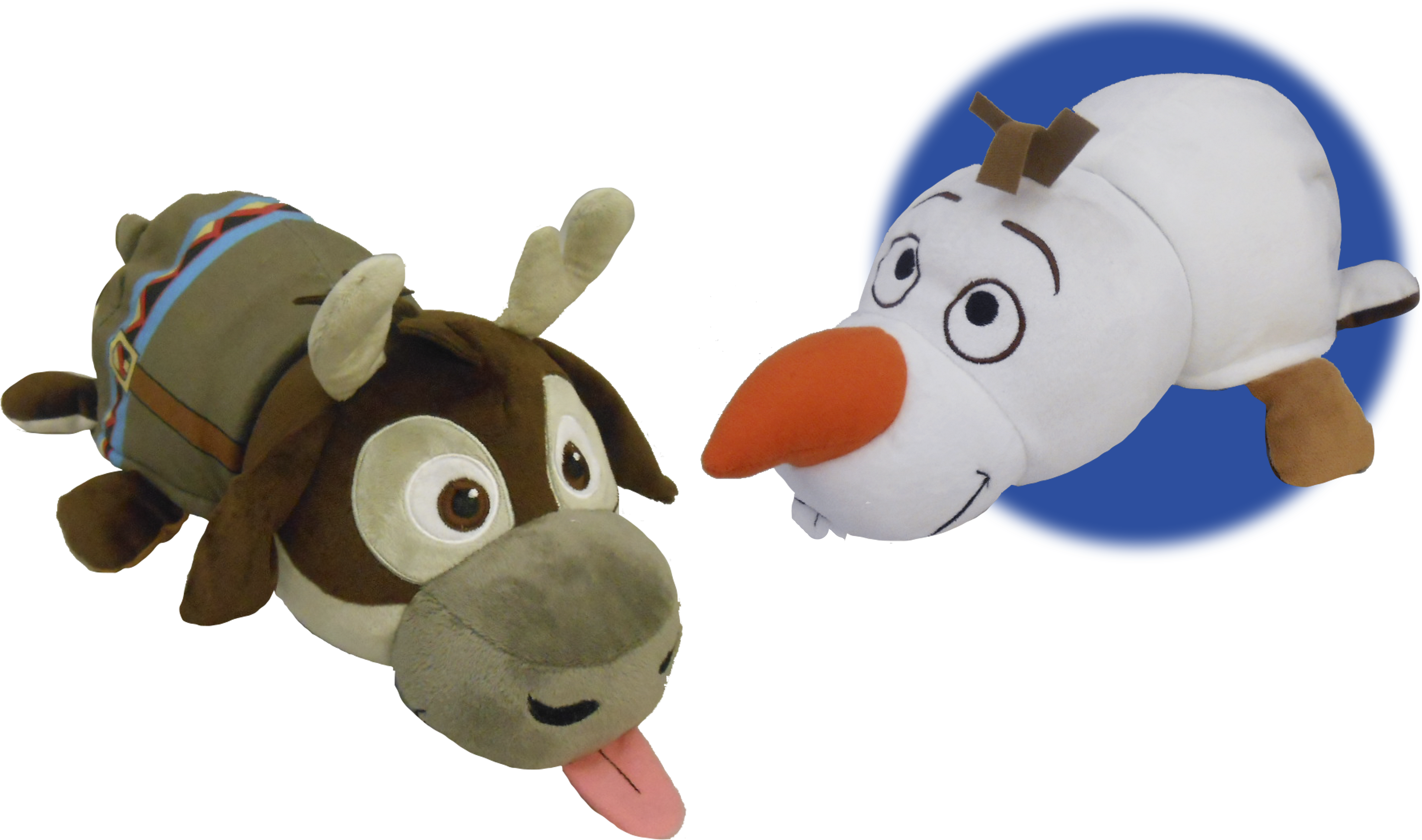 14" Disney Frozen Olaf To Sven Flipazoo 2 In 1 Plush - Disney Flipazoo (5926x3709), Png Download