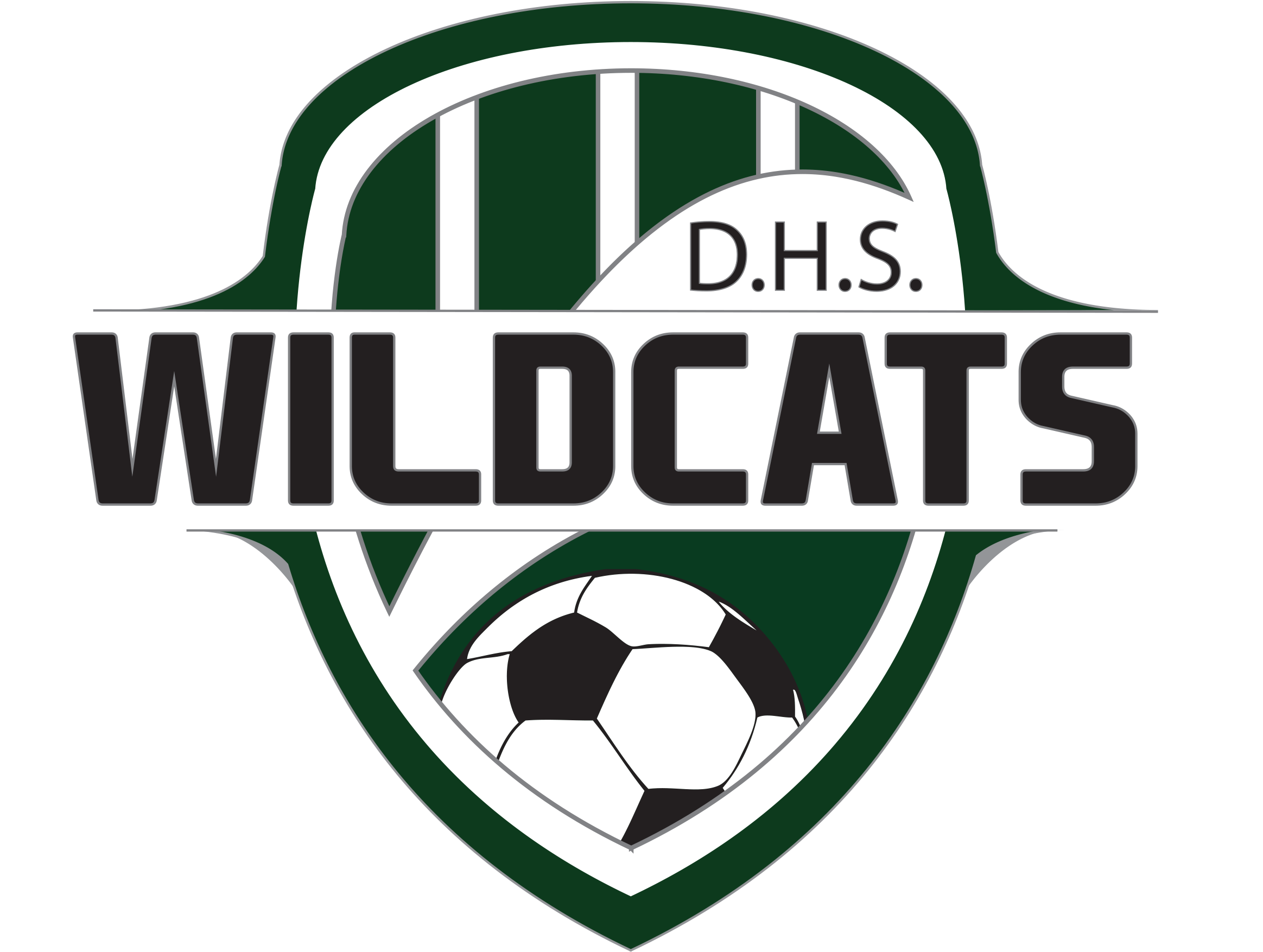 Away De Soto High School Home Shawnee Heights High - Desoto Wildcats Soccer (2437x1797), Png Download