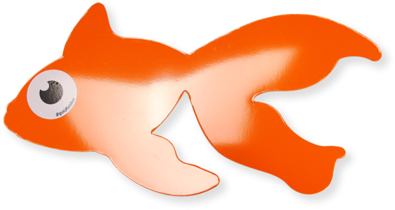 Blinky Cut-out - Goldfish (600x600), Png Download