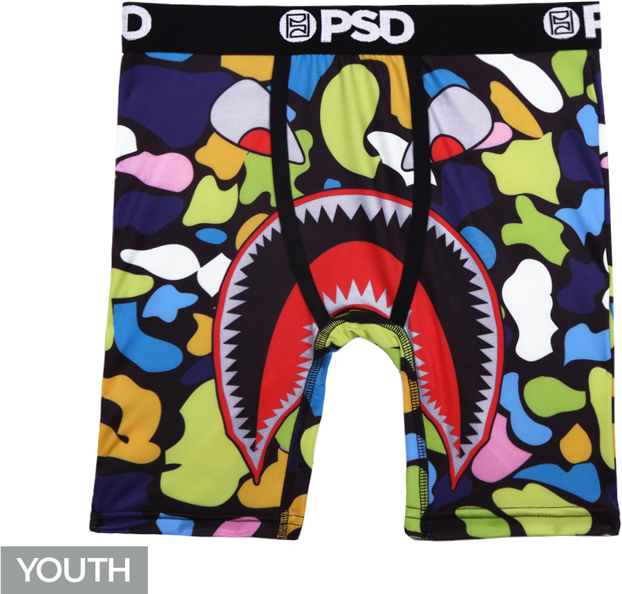 Youth - Baeface Camo - Kyrie Irving - Board Short (1024x1024), Png Download