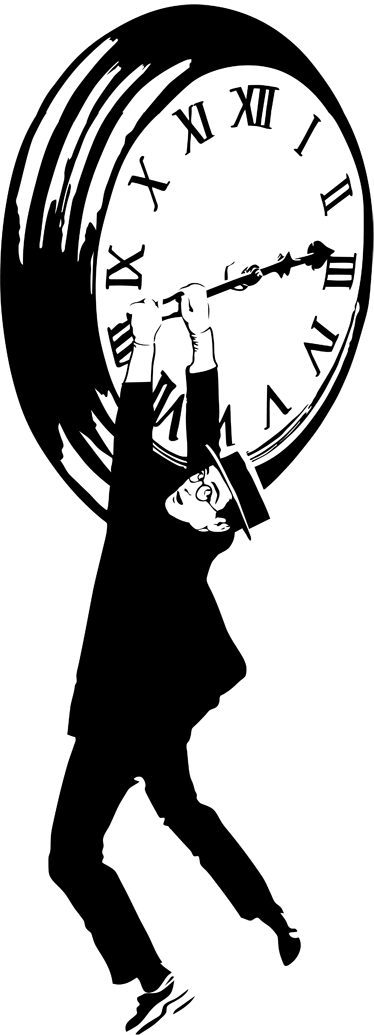 Resultado De Imagen Para Harold Lloyd Vector Image - Harold Lloyd Silhouette (374x1035), Png Download