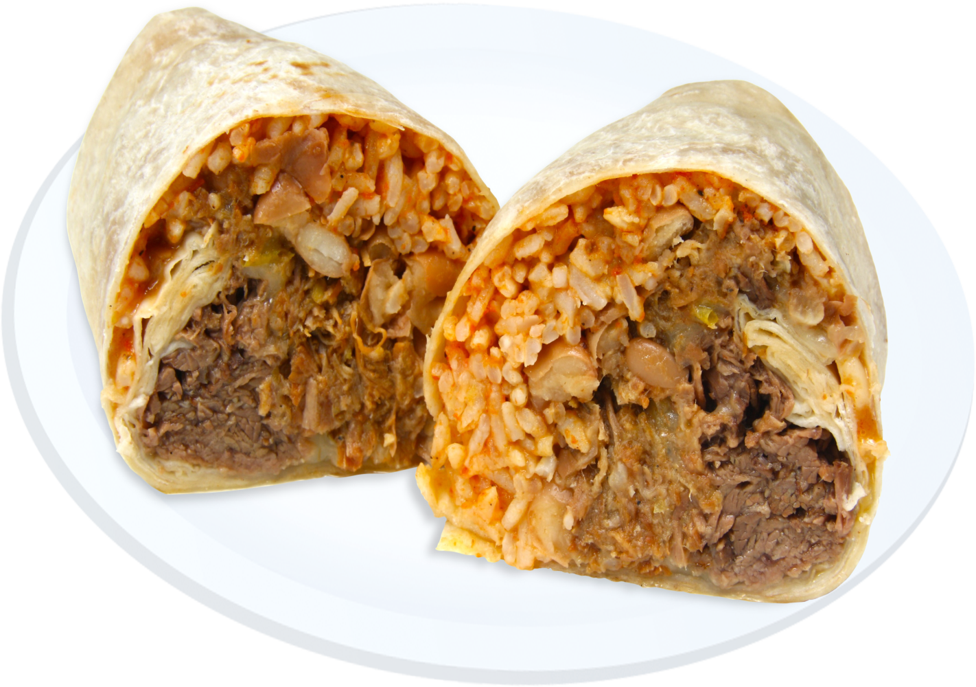 Carne Asada Burrito - Mission Burrito (1422x1000), Png Download