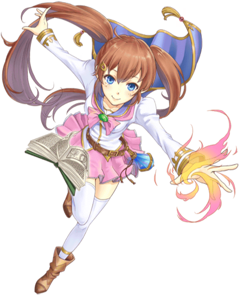 Png - Anime Wizard Girl Png (480x640), Png Download