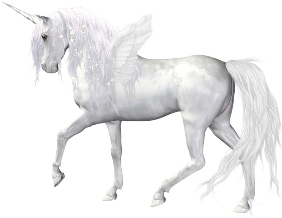 Fantasy Angel Unicorn Png Clipart Picture - Realistic Unicorn Png (600x448), Png Download