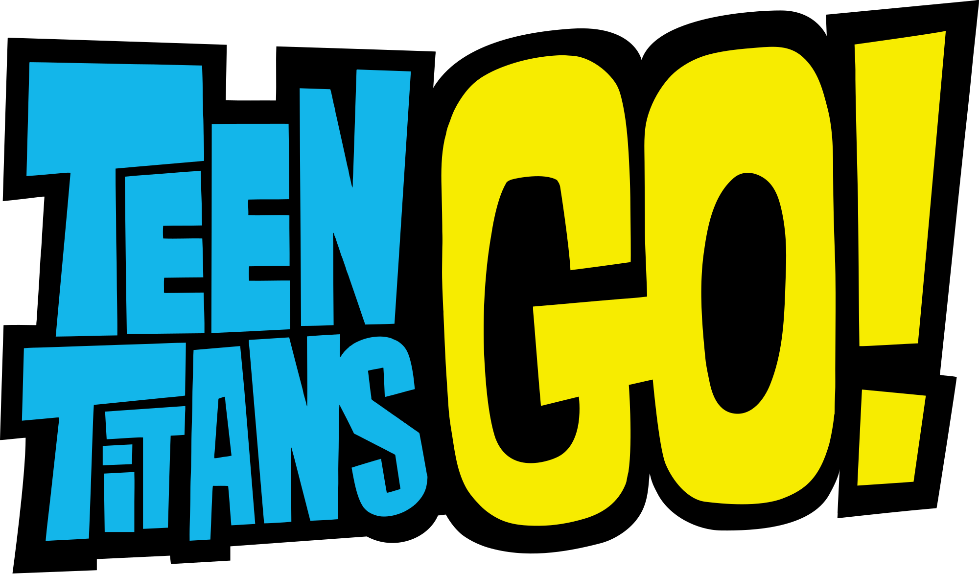 Teen Titans Go Title (1200x704), Png Download