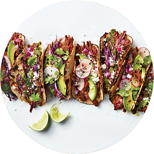 Beef Chimichurri Tacos From The Minimalist Kitchen - Beef (500x500), Png Download