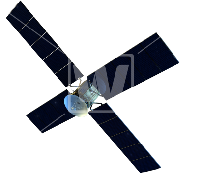 Satellite Illustration Png - Satellite Render (550x366), Png Download