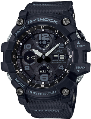 G Shock Mudmaster Solar Powered - Casio G Shock (430x404), Png Download