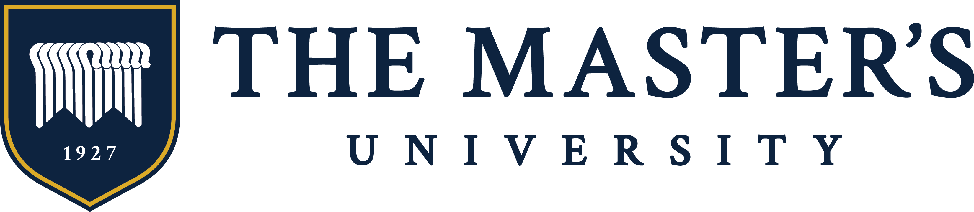 The Masters Logo Png - Masters University Biblical Counseling (3299x720), Png Download