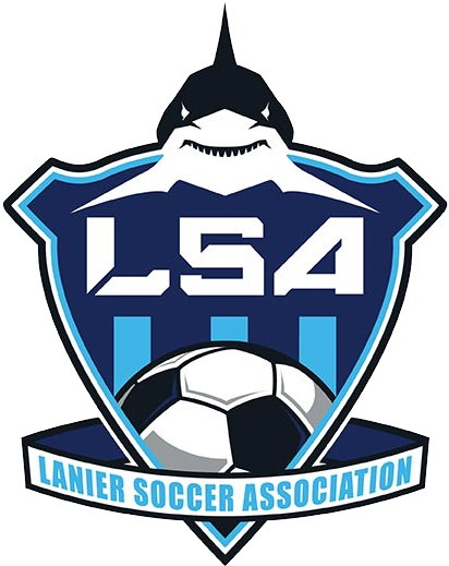 Lsa Sharks - Lanier Soccer Association (451x559), Png Download