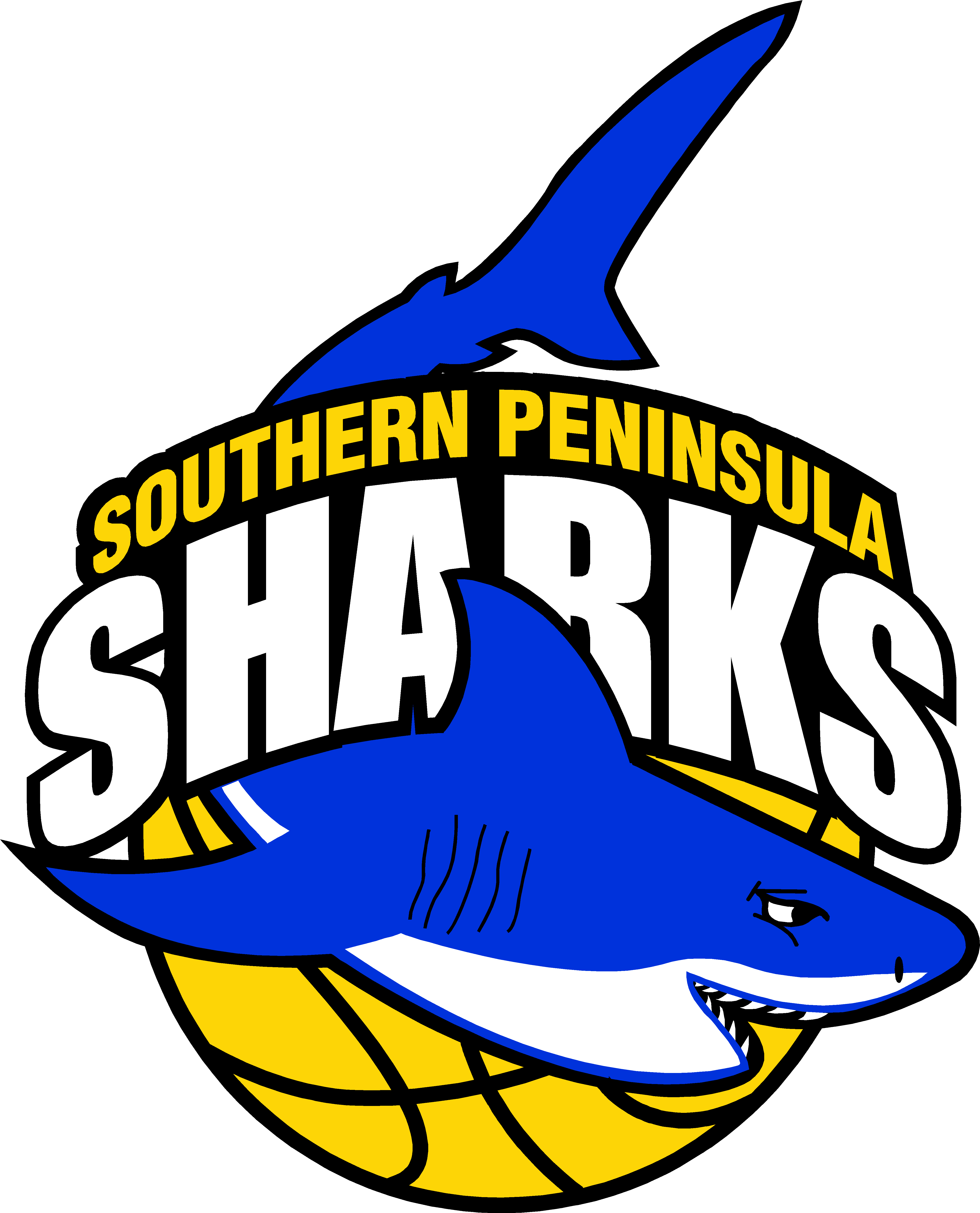 Sharks Logo - Southern Peninsula Basketball (4706x5824), Png Download