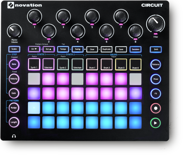 A Beat - Novation Circuit Size (766x663), Png Download