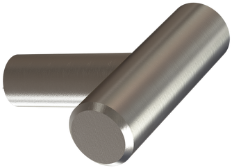 Kraftmaid Stainless Steel Bar Knob (382x382), Png Download