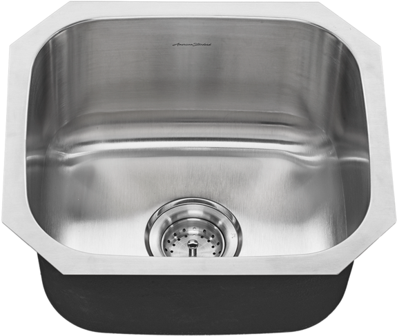 Stainless Steel Bar Sink, 18\ - Single Bowl American Standard Kitchen Sink (600x600), Png Download