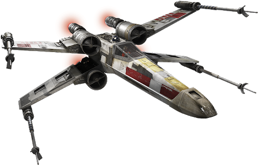 Photo - Star Wars X Wing Png (530x347), Png Download