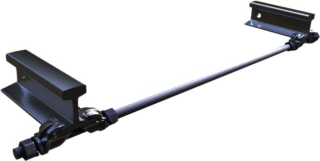 1 Inch Double End Gauge Rod Steel Bar (800x800), Png Download