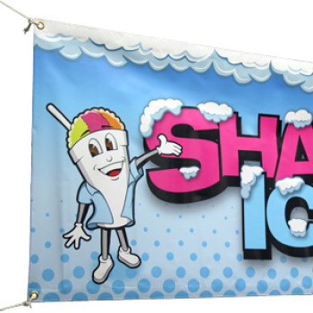 Vinyl Banners - Shave Ice (350x350), Png Download
