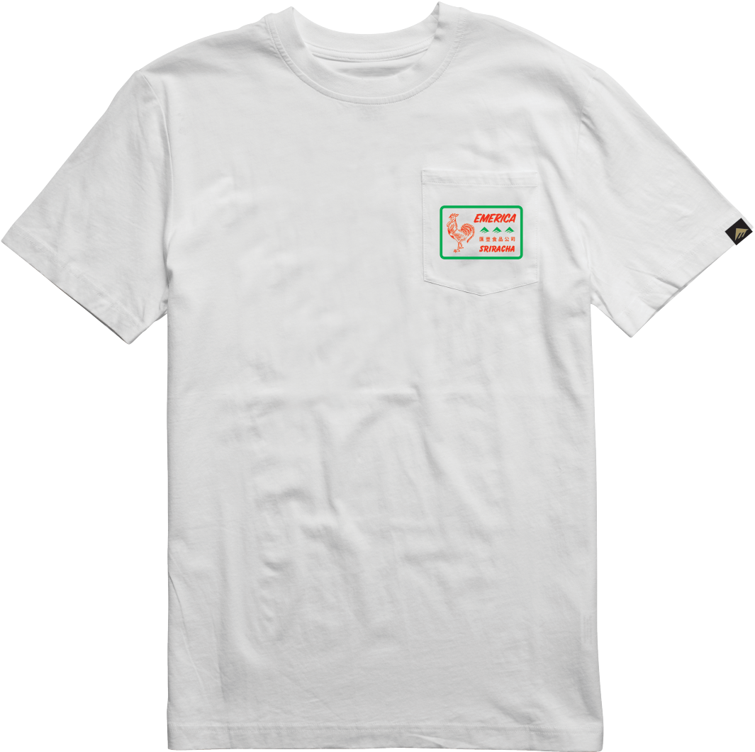 Sriracha Pocket - White - Hi-res - Tommy Hilfiger Men T Shirt White (1172x1200), Png Download