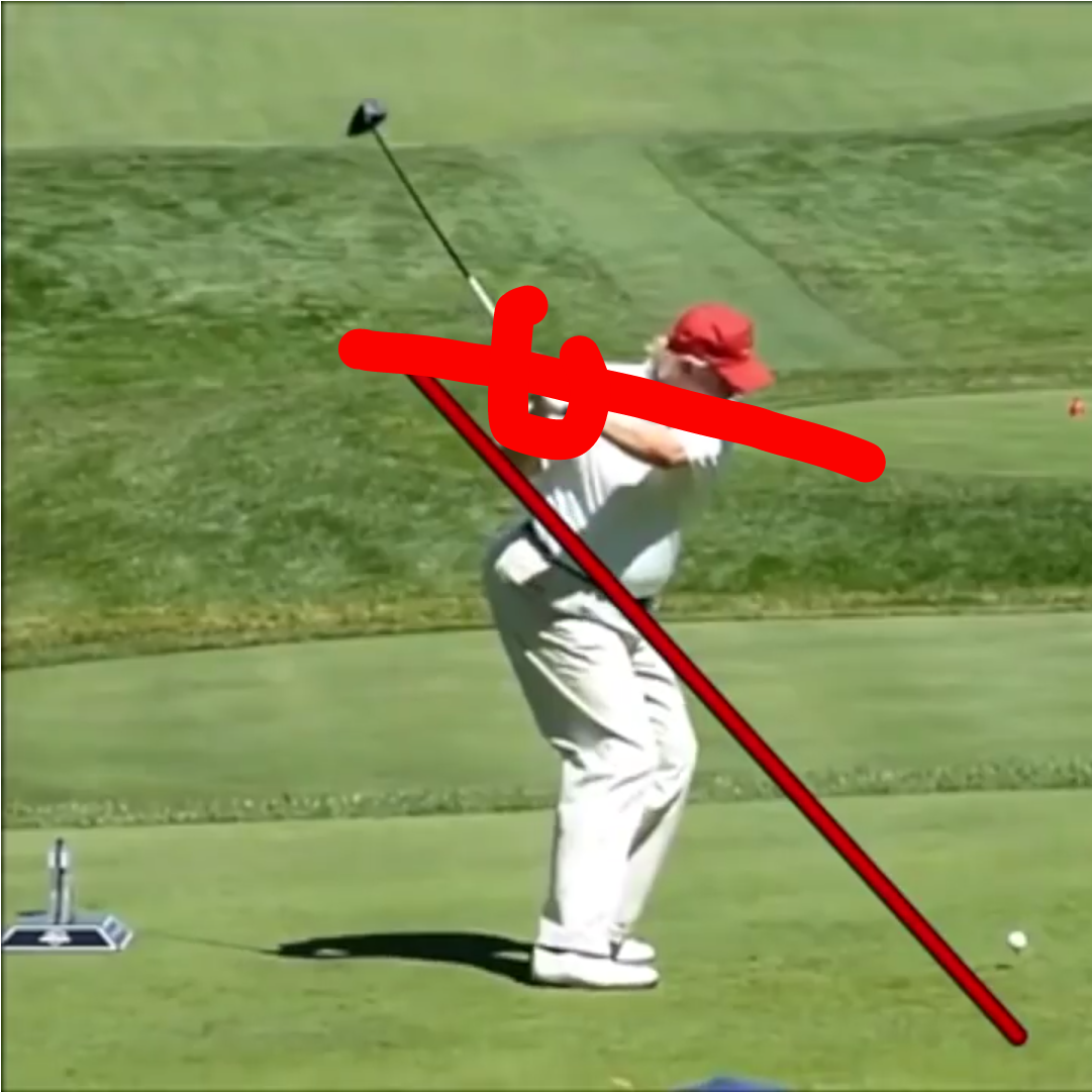 Donald Trump Golf Swing - Donald Trump (1080x1920), Png Download