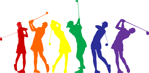Womans-golf - Golf (600x294), Png Download