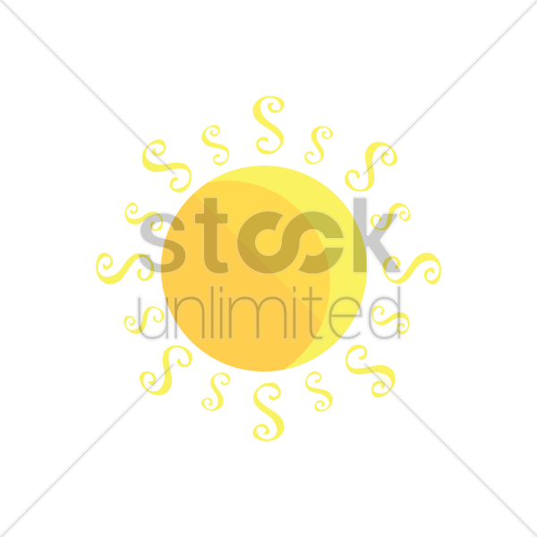 Sun Vector Image - Circle (600x600), Png Download