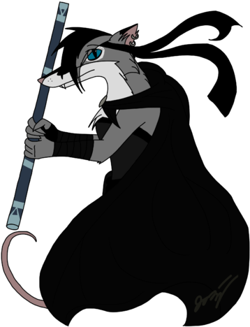 The Black Swan By Selound - Cartoon (363x480), Png Download