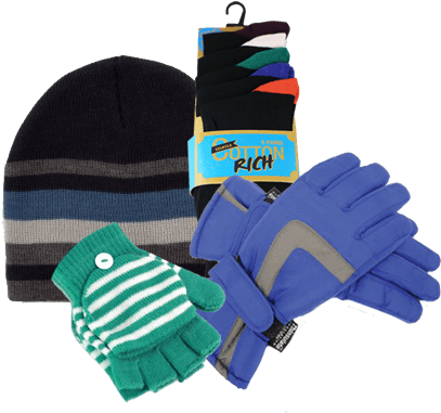 Hats, Gloves, & Scarves - Hat Gloves And Scarf Png (500x500), Png Download