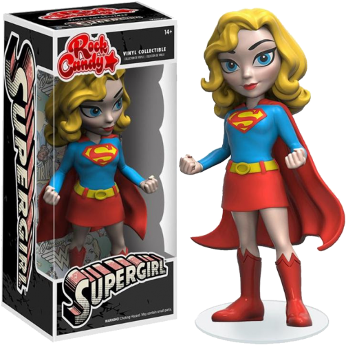 Funko Vinyl Rock Candy - Funko Rock Candy Supergirl (541x541), Png Download