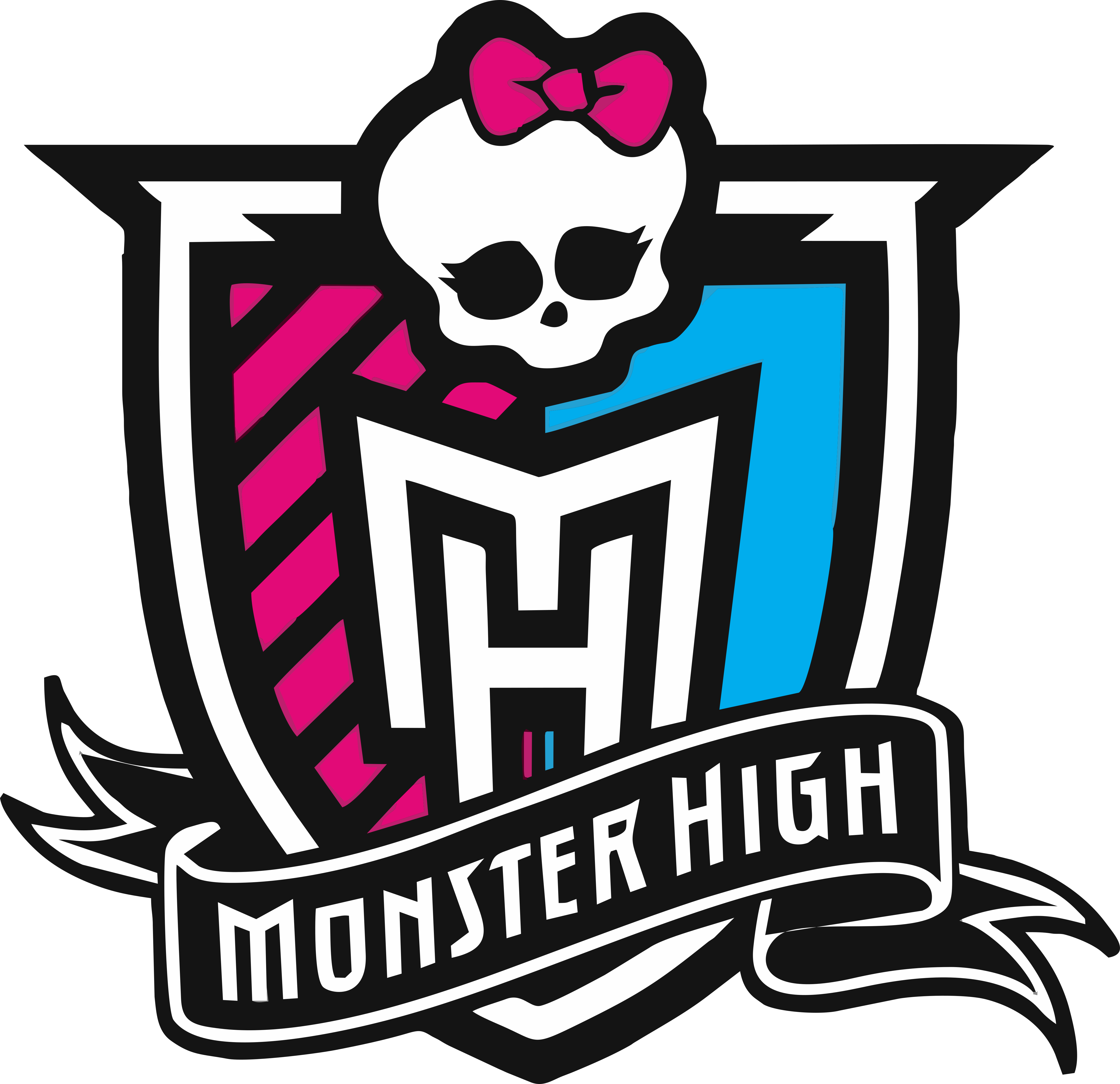 Monster High Logo Png (5000x4841), Png Download