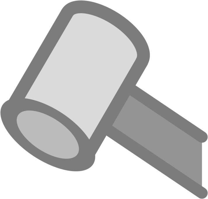Computer Icons Download Gavel - Gambar Animasi Palu Hakim (750x750), Png Download