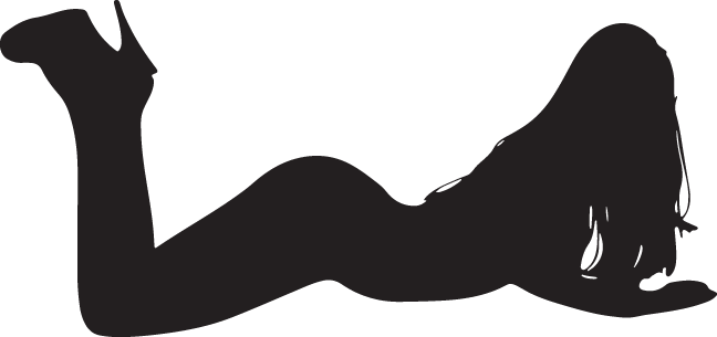 Silhouette Of Nude Woman - Art Nude Woman Png (648x305), Png Download