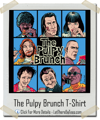The Pulpy Brunch Pulp Fiction - Art (415x495), Png Download