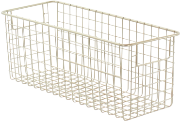 Wire Mesh Baskets, Office Perfect Metal Wire Storage - Basket (409x339), Png Download