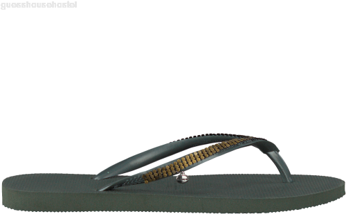Green Havaianas Flip Flops Slim Metal Mesh - Havaianas (500x500), Png Download
