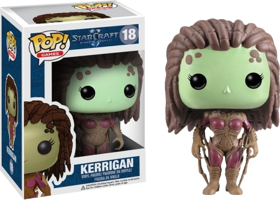 Kerrigan Pop Vinyl Figure - Kerrigan Funko Pop (557x398), Png Download