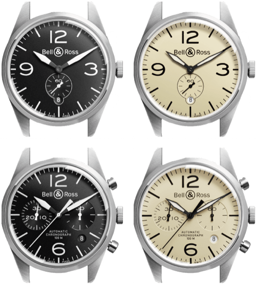 Bell & Ross - Bell & Ross Vintage Br 126 Original Chronograph (500x555), Png Download