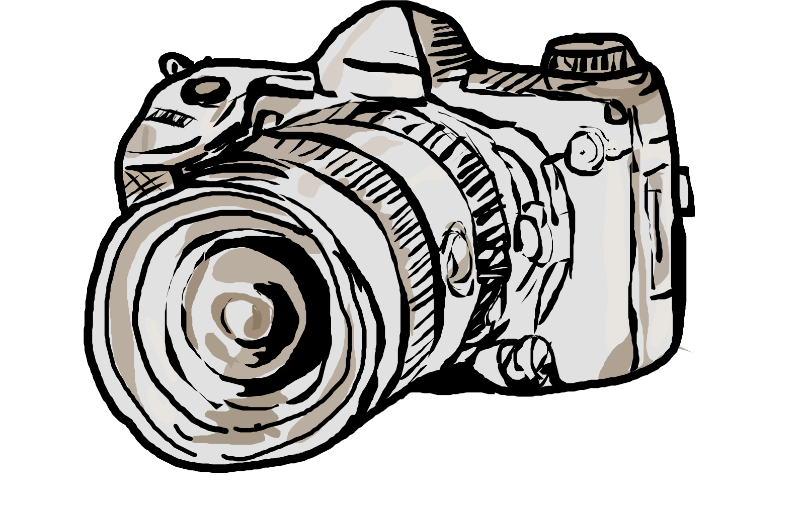 Services - Helpyoumarry - Canon Camera Cartoon Dslr (1600x1017), Png Download
