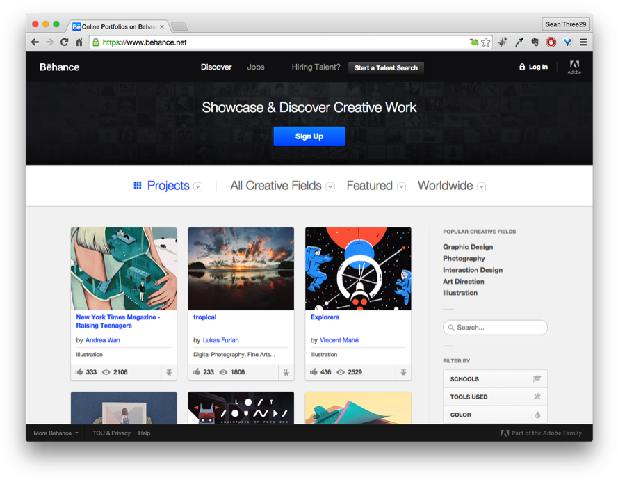 Behance - Design (900x700), Png Download