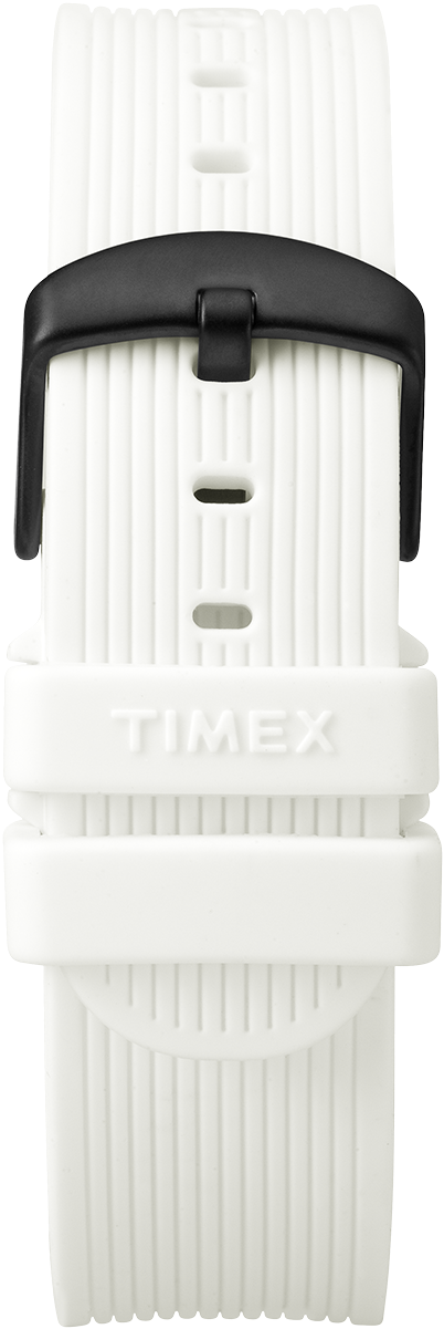 20mm Silicone Strap - Timex Watch 20mm Accessory Strap | White | Item #tw7c06200gz (1000x1200), Png Download