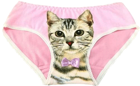Itgirl Shop Pussy Cat Print Panties Aesthetic Apparel, - Pussy Cat (460x460), Png Download